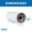 Spin-On Filter Element SF560MGE-V 3 Micron Microglass