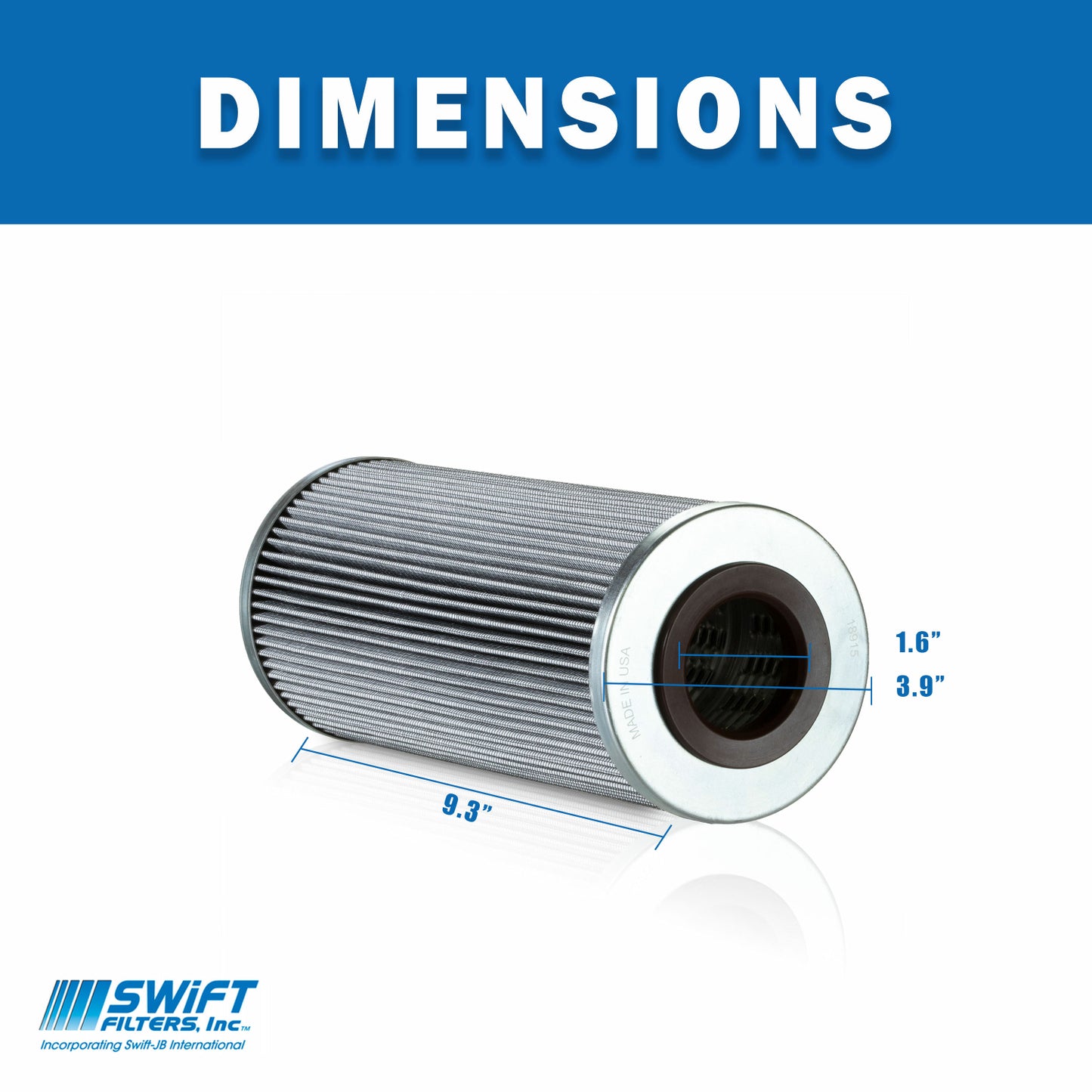 Cartridge Filter Element SF9700-9-25UMV 25 Micron Microglass
