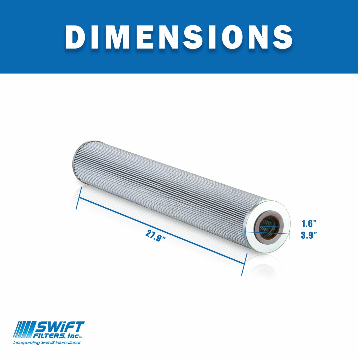 Cartridge Filter Element SF9700-27-3UMV 3 Micron Microglass